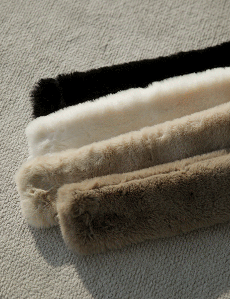 Arua 毛皮草圍巾 F1037