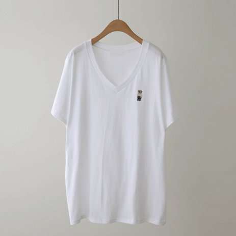 卡阿安刺繡短袖T卹 T6952