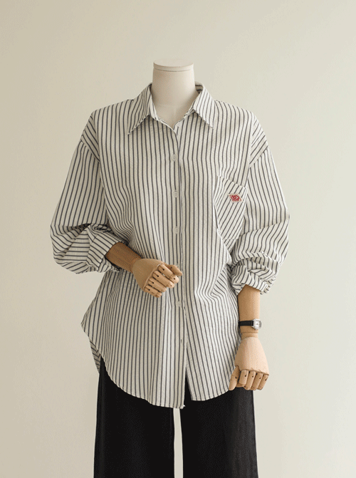 SMUSO 條紋襯衫 T10859