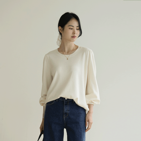 薄荷色羊絨針織衫 A1045