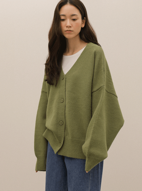 Semora 羊毛 Open 衫 C2543