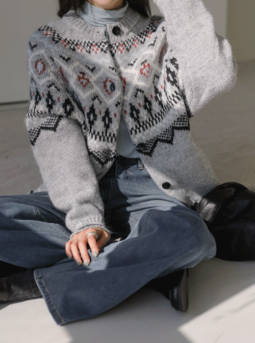 Sree北歐羊毛開襟衫C2559