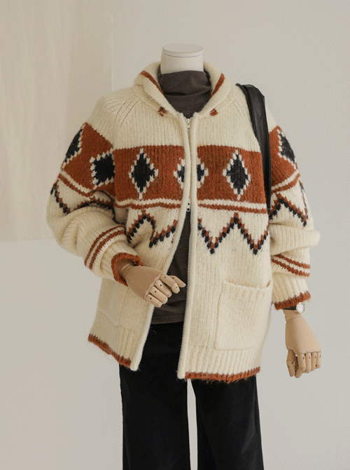 Miona 羊毛開襟衫 C2586