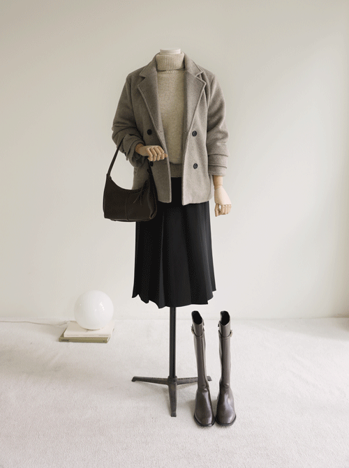 Jayla 羊皮半外套 U6055