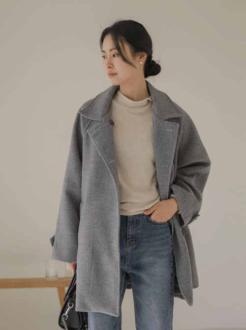 布料呢子大衣 U6118