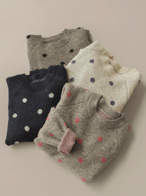 Rupens 圓形黑色皮革 K4205