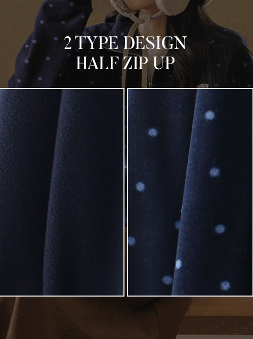 Teles 抓絨半拉鍊衫 T11251