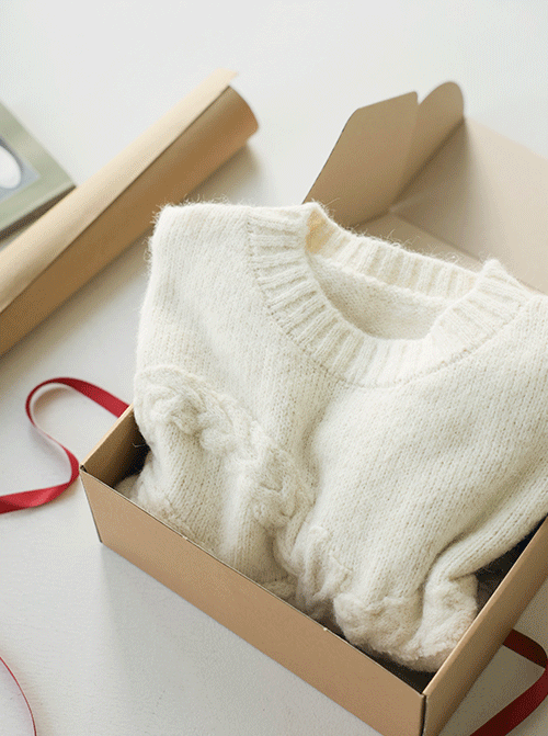 Volant 蝴蝶結 羊毛衫 K4203