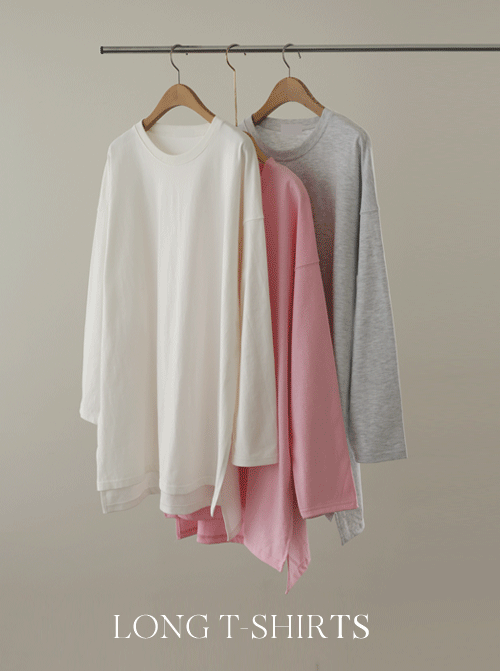 Leana 開衩 T卹 T11518