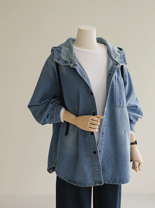 Rubidan 衛衣牛仔外套 U6224