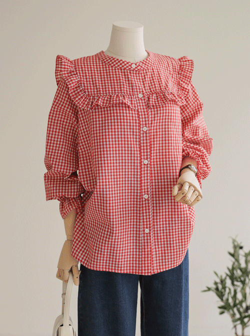 Irohe 格子 女 西部 T11538