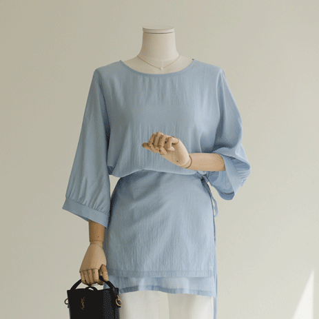 Nupurtu 裹身長襯衫 T9926