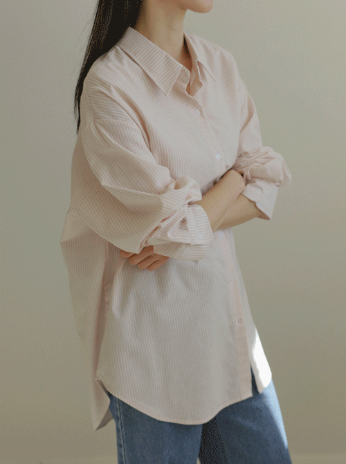 瞬間條紋襯衫 Z466