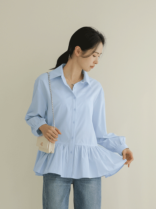 Belly B 褶皺襳襯衫 T11731