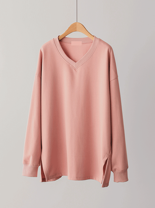 萊賽爾纖維V領T卹 T11771