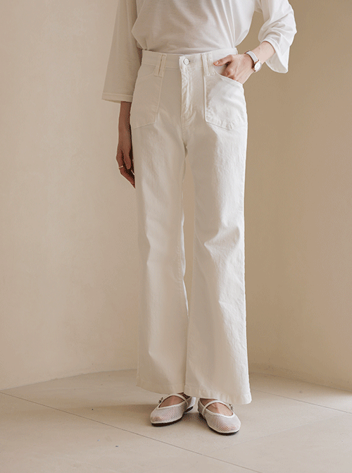 Soacell 寬鬆直筒長褲 P7357