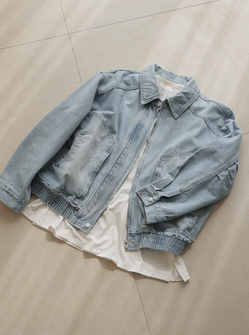 Iwodeul 牛仔色外套 U6301