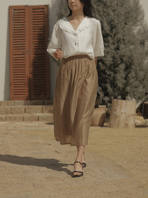 Kisoron 褶皺半身裙 SK2857