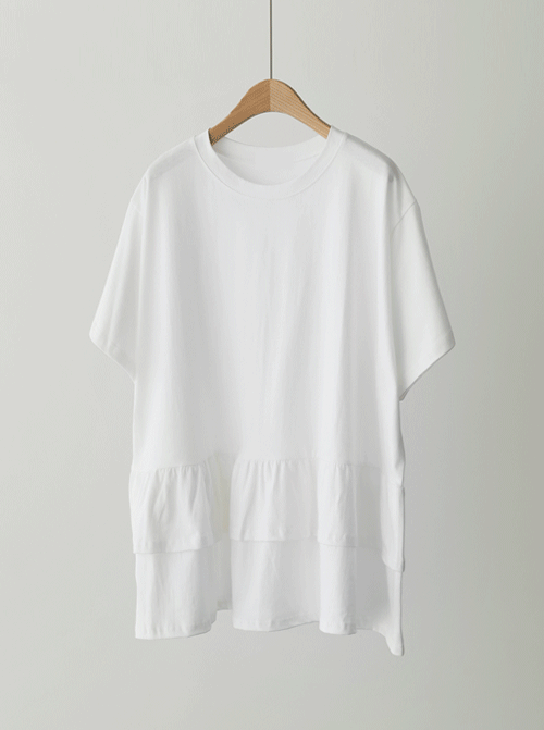 Urbanna 褶皺短袖T卹 T11826