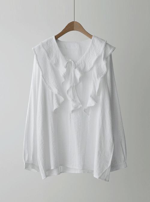 Trecon 荷葉邊女士上衣 T11679