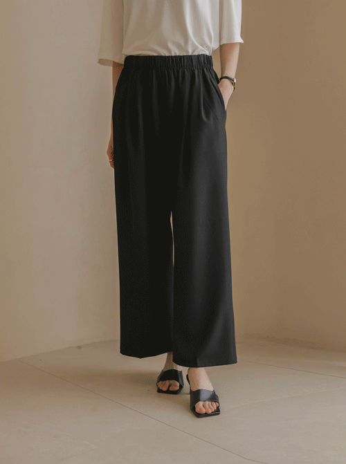 Bellaon 寬鬆直筒長褲 P7360