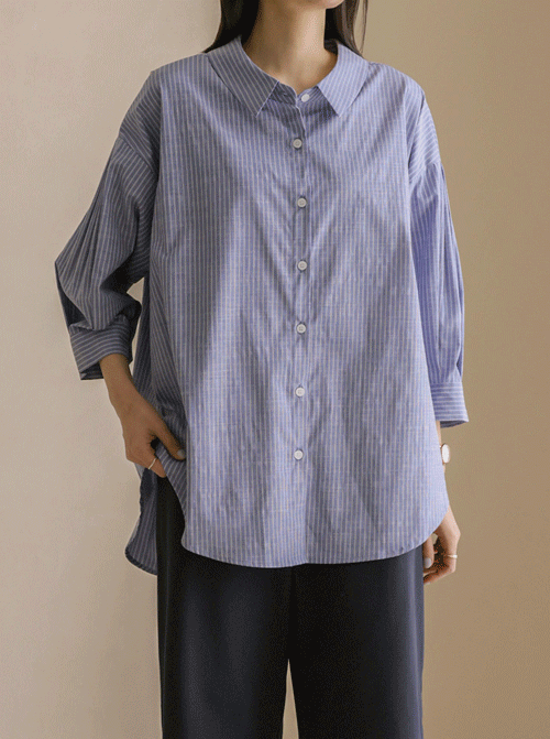 Chotor 不對稱襯衫 T11850