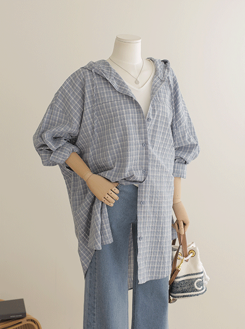 Misaro 長條紋連帽衫 Y005