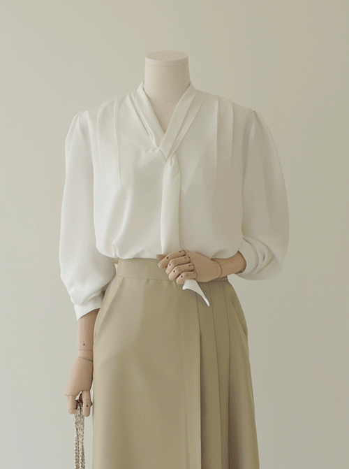 Kimona 圍巾女士襯衫 T11880