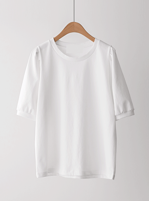 字母泡泡袖短袖T卹 T11891