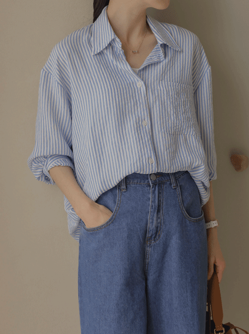 Hotore 條紋襯衫 T11904