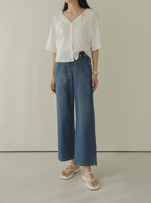 Chenar 寬敞單字褲 P7387