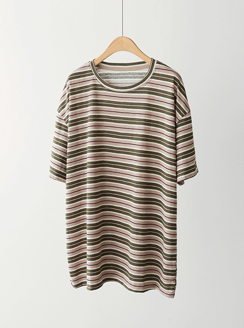 Jobysel 條紋短袖T卹 T11929