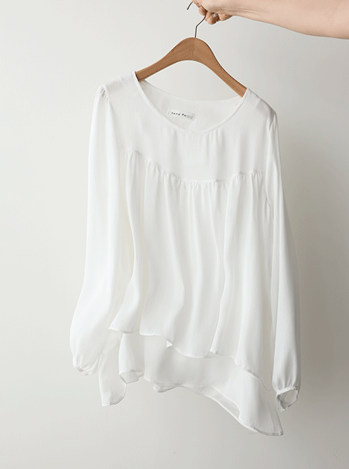 Shoemi 抽褶女襯衫 T11930