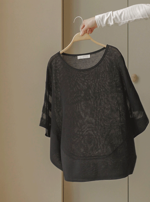 Zatar 短袖亞麻針織衫 Y013