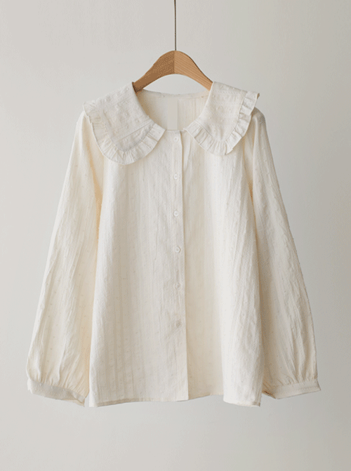 Bexto 荷葉邊領女式上衣 T11666