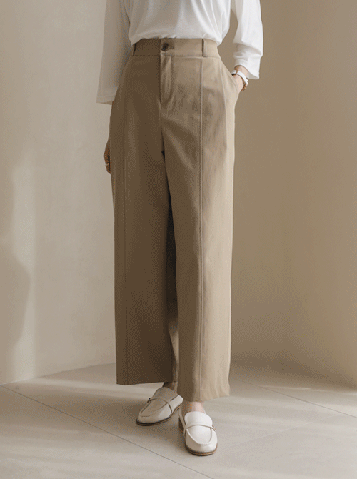 Jeana 寬鬆單字褲 P7356