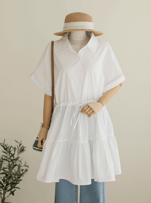 Mehebi 蓮葉裙長上衣 T11955