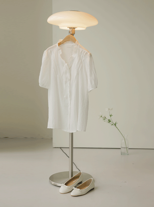 Sabari 荷葉邊領女襯衫 T11972