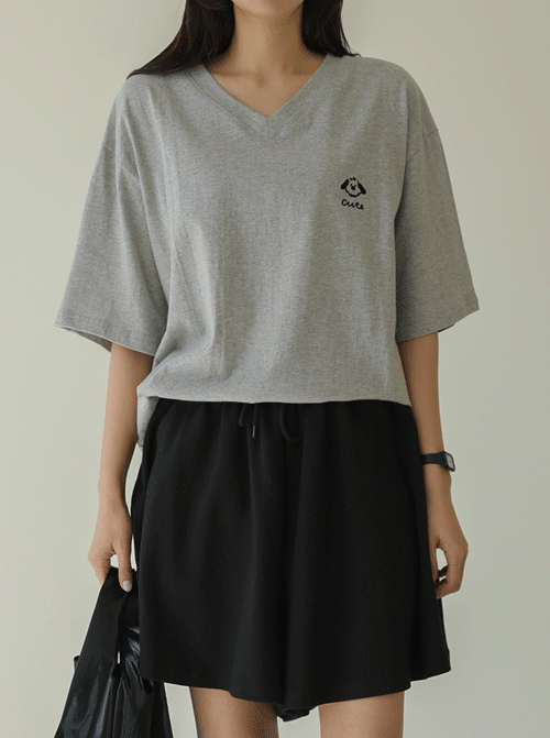 Shonouri刺繡短袖T卹 T12012