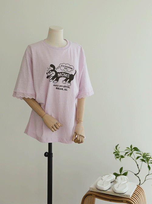 Shobimi 蕾絲短袖T卹 T12047