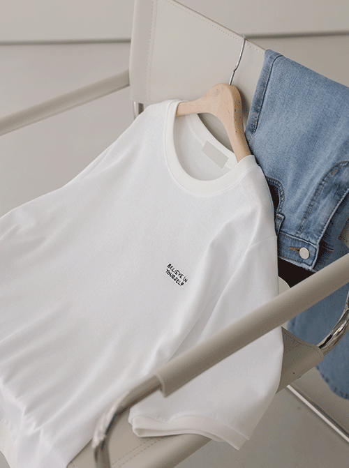 Lena Cell 刺繡短袖T卹 T12067