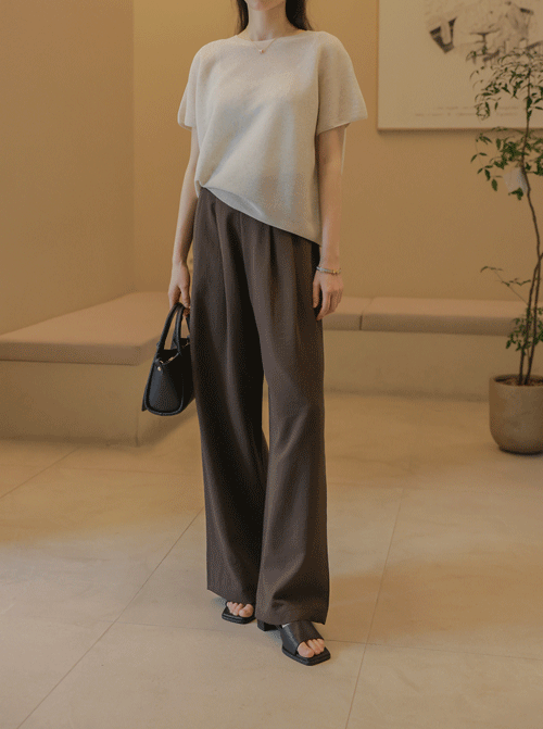 Joshira 半寬鬆長褲 P7417