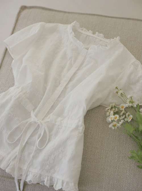 Sorebi刺繡女襯衫 T12329