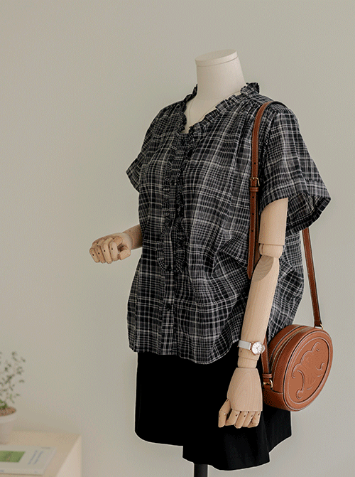 Keano格子女西服T12508