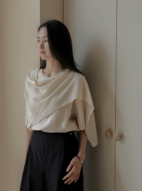 Chloe 女士圍巾襯衫 T12724