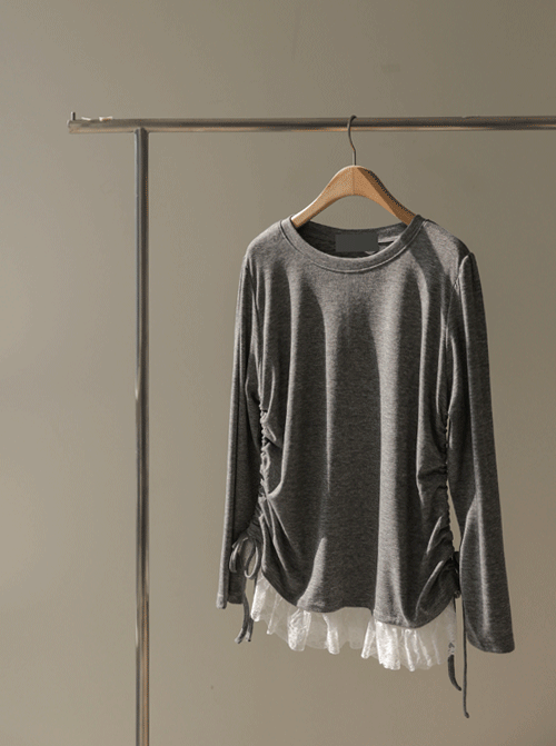 Mosiun Shirring T卹 T12807