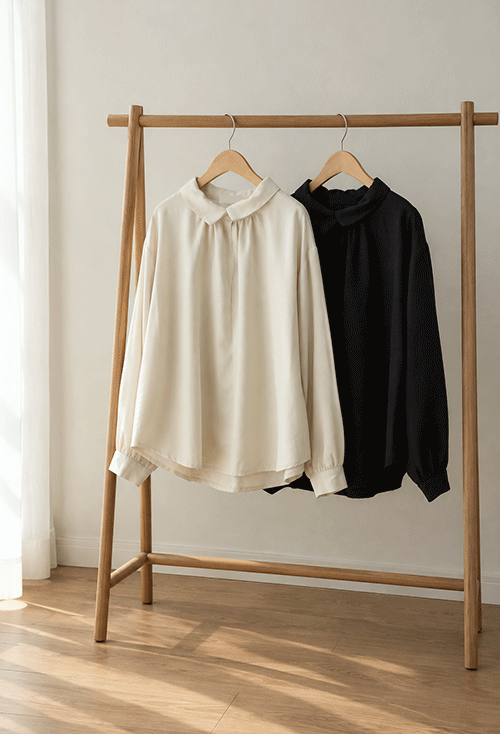 Lupomi Shirring 女士襯衫 T13119